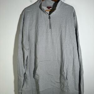 Merona Gray Zip Up Sweater with Stand-Up Collar